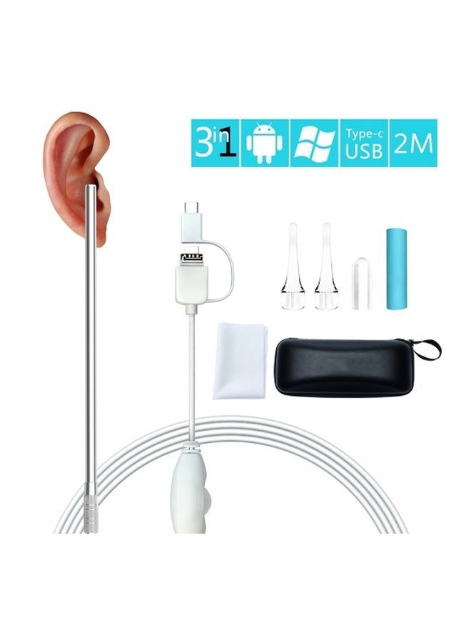 NIBEMINENT 3-In-1 USB Ear Cleaning Earpick Endoscop Inspection Camera - Image 3