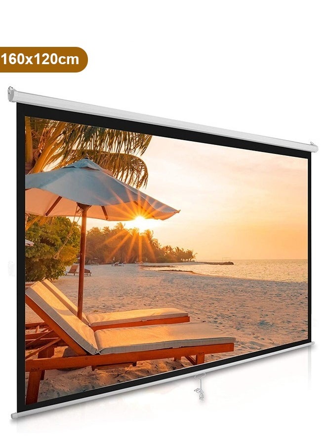 تايمي شاشة عرض يدوية للبروجكتر 7 بوصة بمقاس 160x120 سم  - Image 1