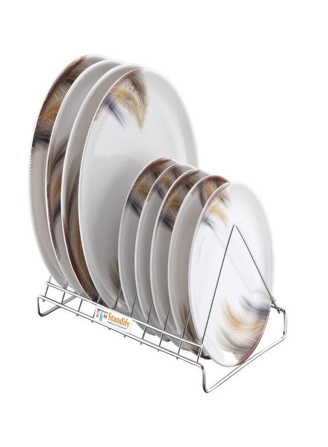 STANDIFY® 8 V-Plate Stainless Steel Stand Heavy Duty, Rust-Proof Durable, Stable, for Indoor & Outdoor Home & Kitchen Use. - Image 1