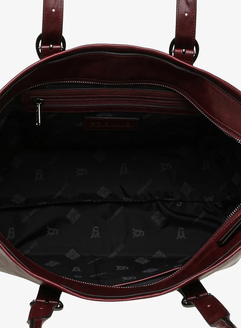 Steve Madden WINE Harleen Tote Bag for Women | Best Price UAE