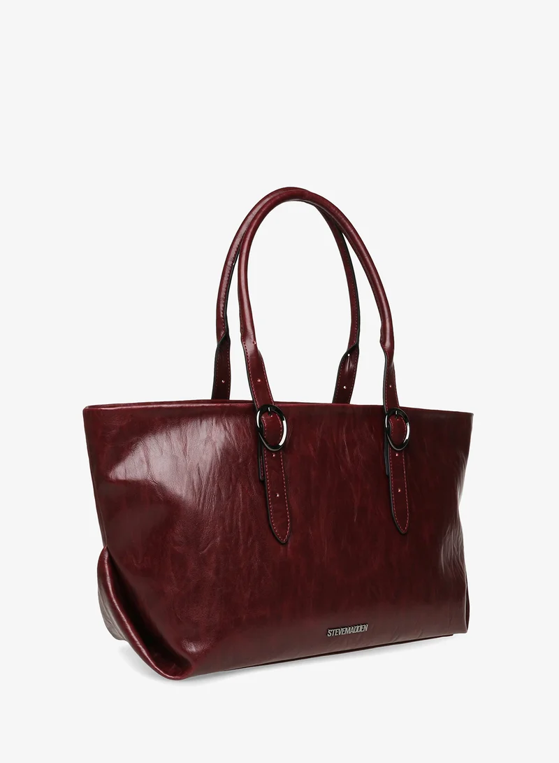 Steve Madden WINE Harleen Tote Bag for Women | Best Price UAE