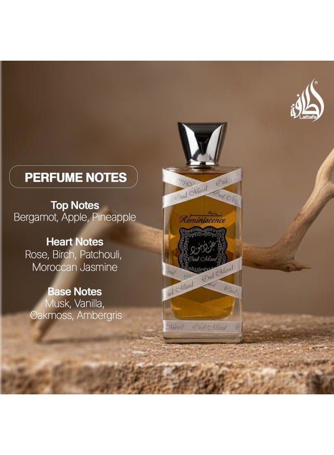 Lattafa Oud Mood Reminiscence Eau de Parfum for Unisex 100 ml - Image 4