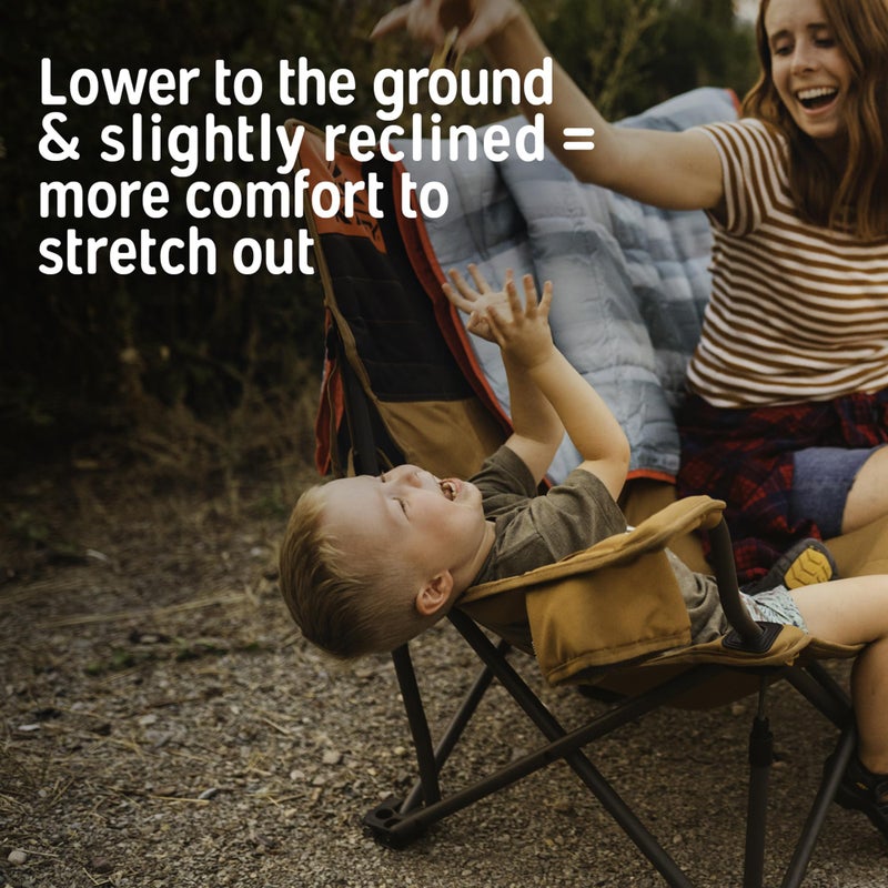 Kelty Low Loveseat Oversized 2-Person Heavy Duty Folding Camp Chair, Double Seat for Soccer Games, Tailgating, Beach Days (Low Height/Deep Lake) - Image 5