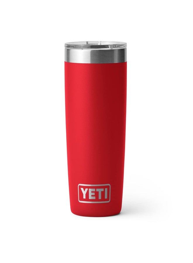 YETI Rambler 10 oz Tumbler, Stainless Steel, Vacuum Insulated with MagSlider Lid, Rescue Red - Image 3