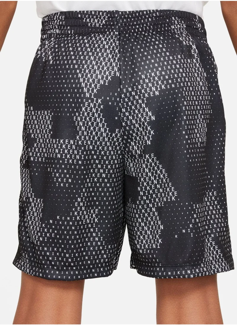 Nike Youth Dri-Fit Aop Multi Shorts