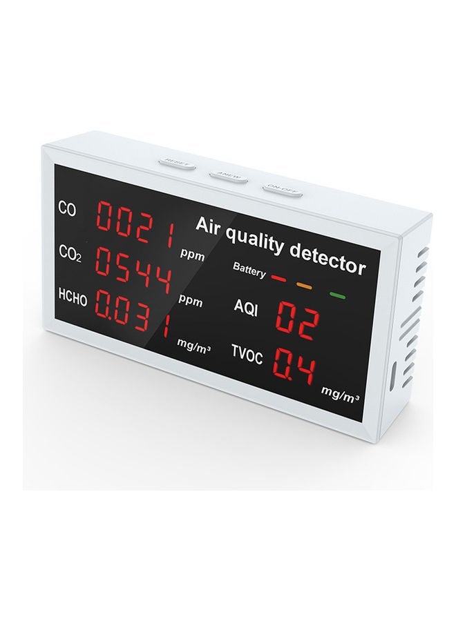 NIBEMINENT 5-In-1 Air Quality Monitor White  - Image 1