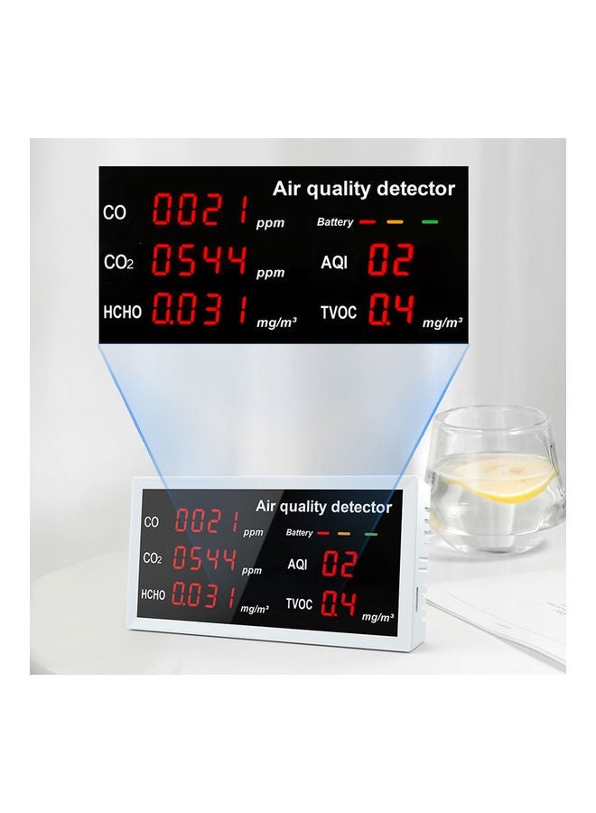 NIBEMINENT 5-In-1 Air Quality Monitor White  - Image 5