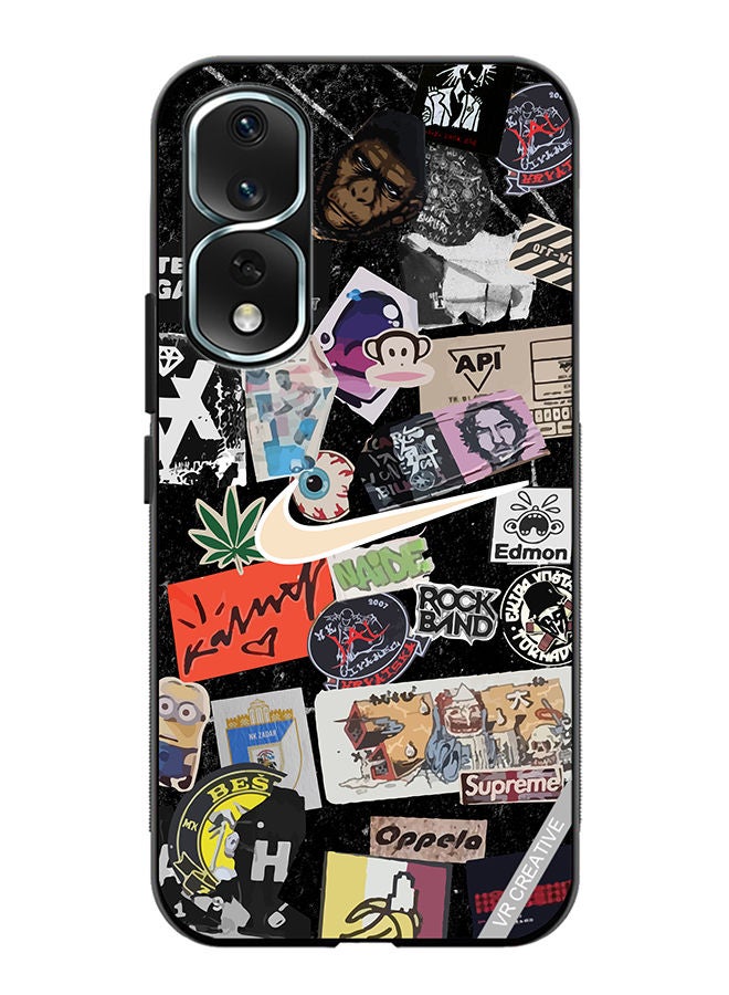 VR CREATIVE Protective Case Cover For Honor 80 Pro Nike Stickers Design Multicolour - Image 1