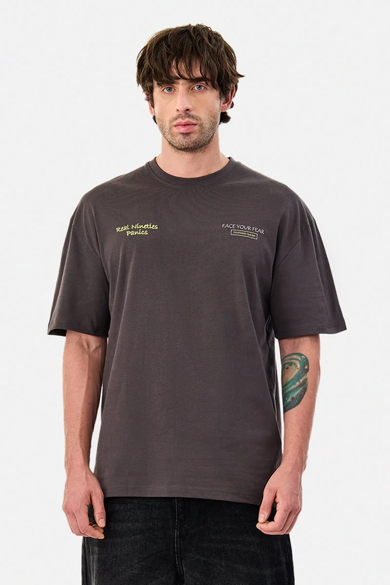 SNITCH Face Your Fear Oversized T-Shirt