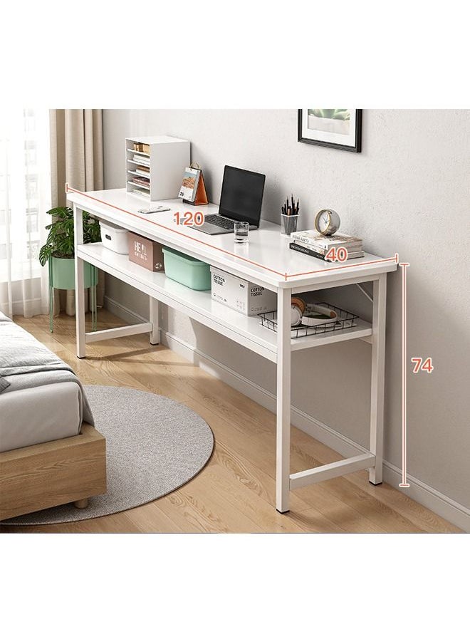 2 Tier Computer and Home Office Desk Long Table
