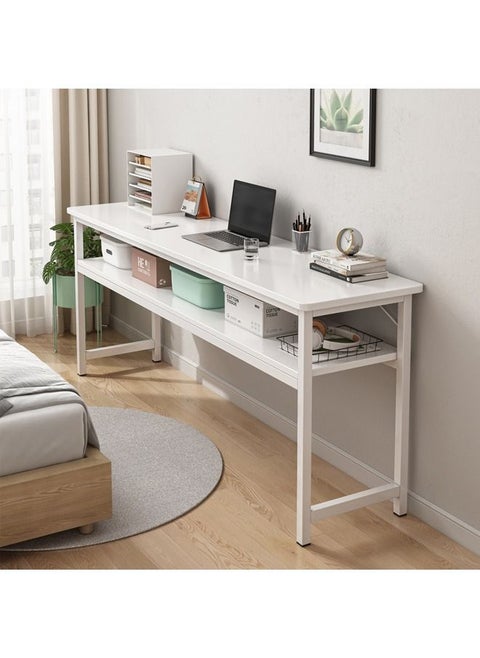 2 Tier Computer and Home Office Desk Long Table