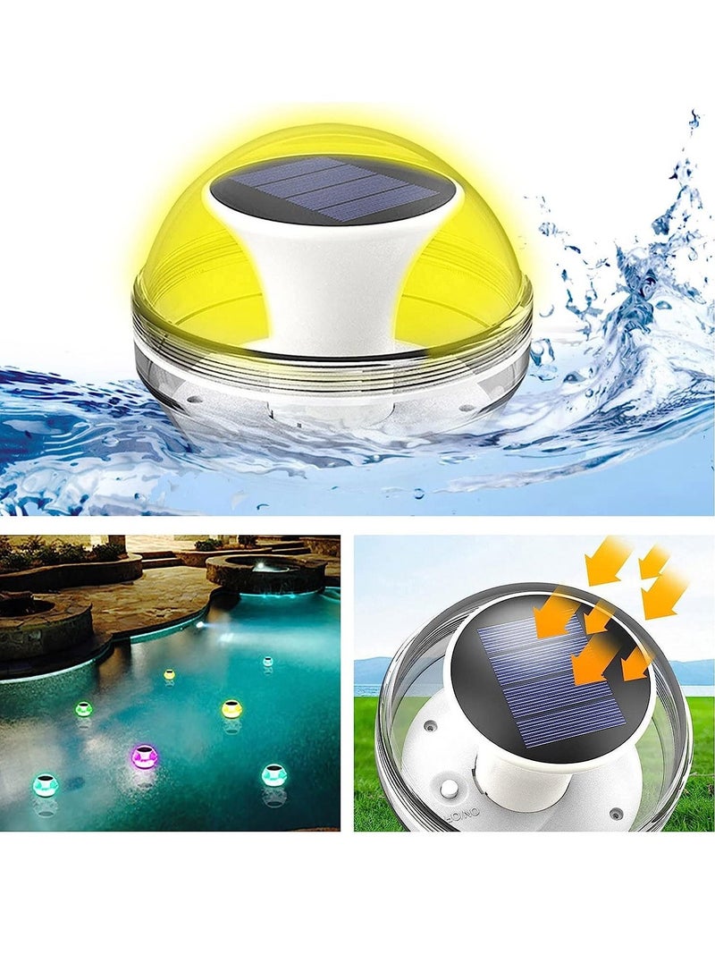 Floating Solar Pool Lights, Solar Colour Changing Water Floating Light, Waterproof LED Pond Lights, Luminous Balls, Light for Pool, Garden, Yard, Outdoor Decoration - Image 2