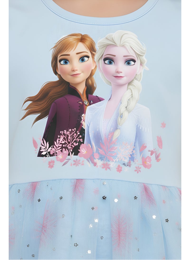 بيداني فستان سحر إلسا فروزن أزرق - Image 4