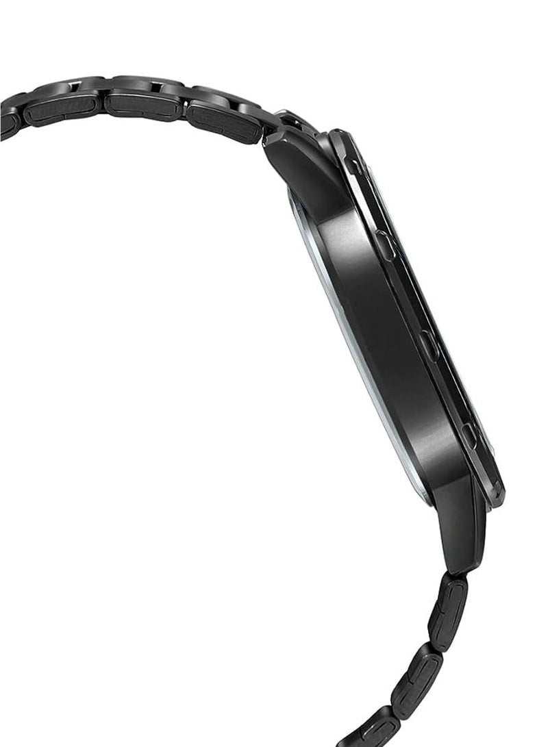 CASIO ساعة يد تناظرية من الفولاذ المقاوم للصدأ للرجال MTP-VD200B-1BUDF - Image 3