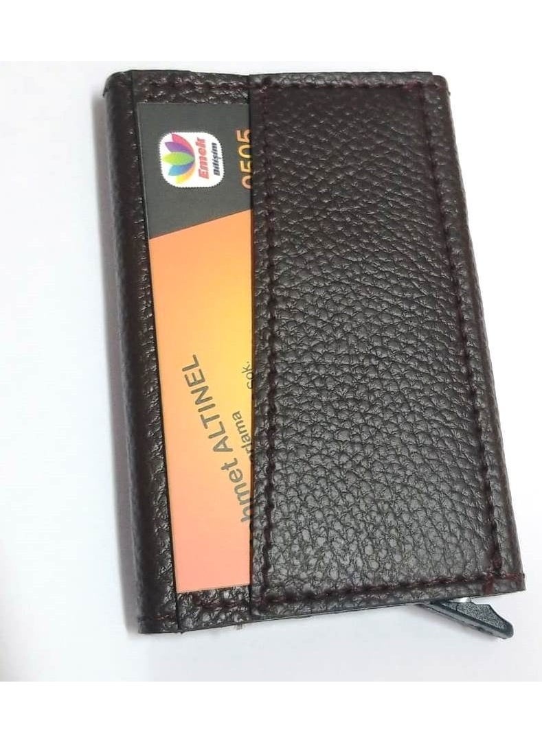 EMEK Minimalist Secrid Mechanism Metal Credit Card Holder Business Card Holder  - Image 1