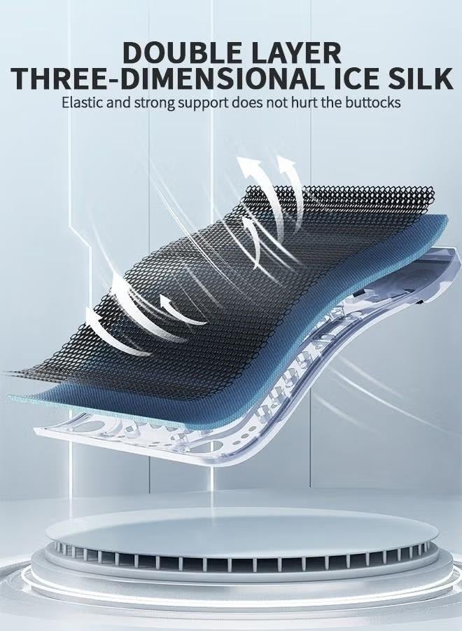 XiuWoo Cooling Car Seat Cushion with 5 Fans and USB Port, 12 V Cooling System for Summer Driving Cooling Seat Covers for All Car Seats, 3 Cooling Levels Breathable Seat Cover Air Cooler Car Seat - Image 2