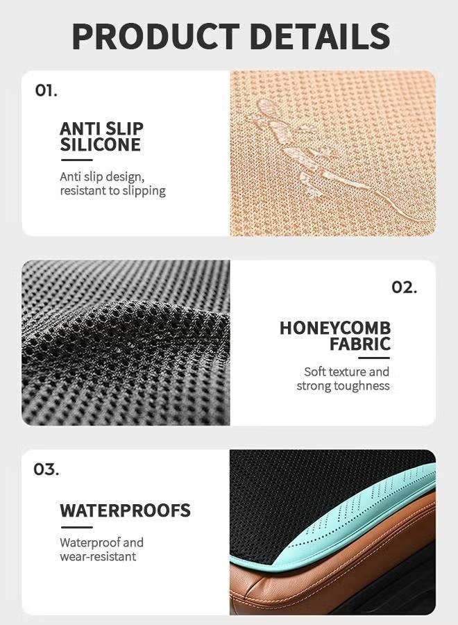 XiuWoo Cooling Car Seat Cushion with 5 Fans and USB Port, 12 V Cooling System for Summer Driving Cooling Seat Covers for All Car Seats, 3 Cooling Levels Breathable Seat Cover Air Cooler Car Seat - Image 5