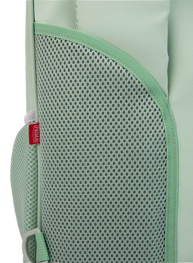 بريما حقيبة ظهر قابلة للطي 20 إنش مع 4 عجلات | حقيبة مدرسية للطلاب بعجلات مثالية للأعمال والطلاب والسفر، مقبض سحب قوي، سحّابات متينة، عجلات دوّارة ناعمة، جيوب منظمة - Image 3