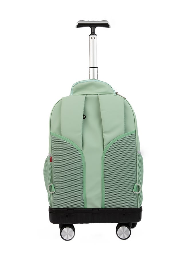 بريما حقيبة ظهر قابلة للطي 20 إنش مع 4 عجلات | حقيبة مدرسية للطلاب بعجلات مثالية للأعمال والطلاب والسفر، مقبض سحب قوي، سحّابات متينة، عجلات دوّارة ناعمة، جيوب منظمة - Image 4