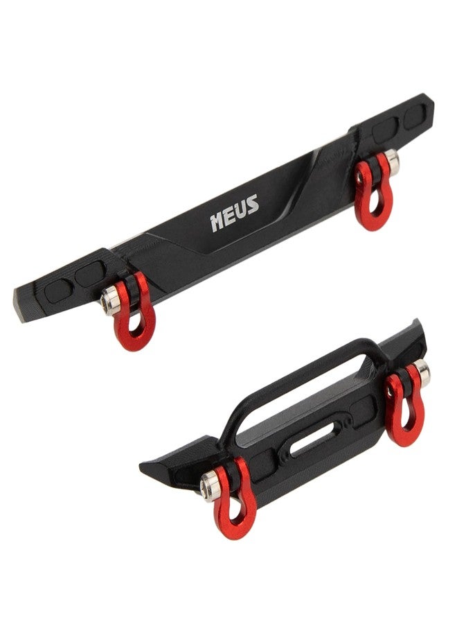 MEUS RACING مصد أمامي وخلفي من MEUS RACING - مصد من الألومنيوم المصنّع باستخدام الحاسوب (CNC) لسيارات الزحف Axial SCX30 C10 Wrangler بمقياس 1/30 (لـ Wrangler) - Image 4