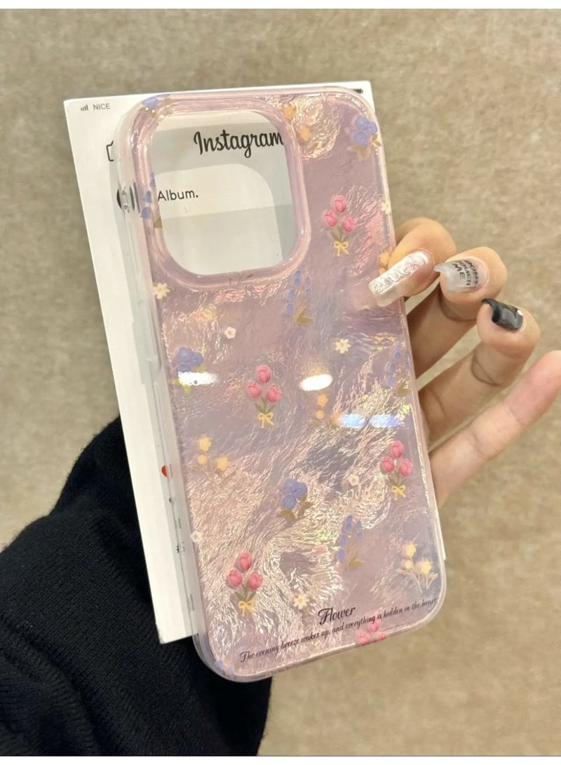 NIBEMINENT Colorful Full Screen Tulips Protective TPU Case Cover For iPhone 17 Air