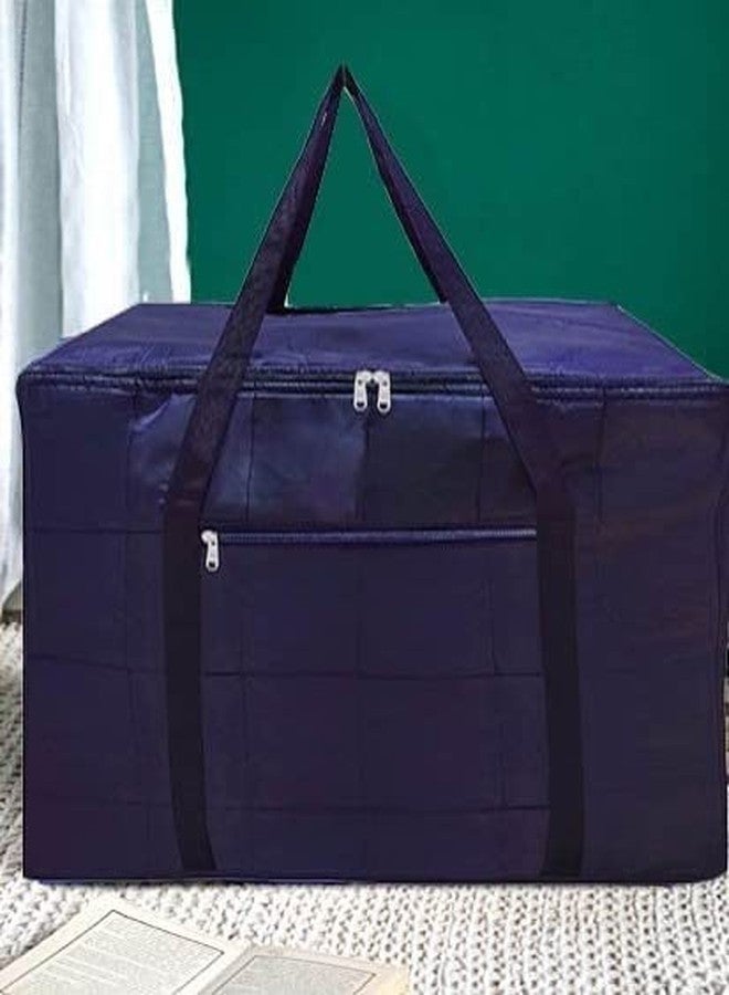 Blenzza Deco™ Heavy Soft Parachute Attachi Storage Bag with Zipper Handle (Blue) - Image 1
