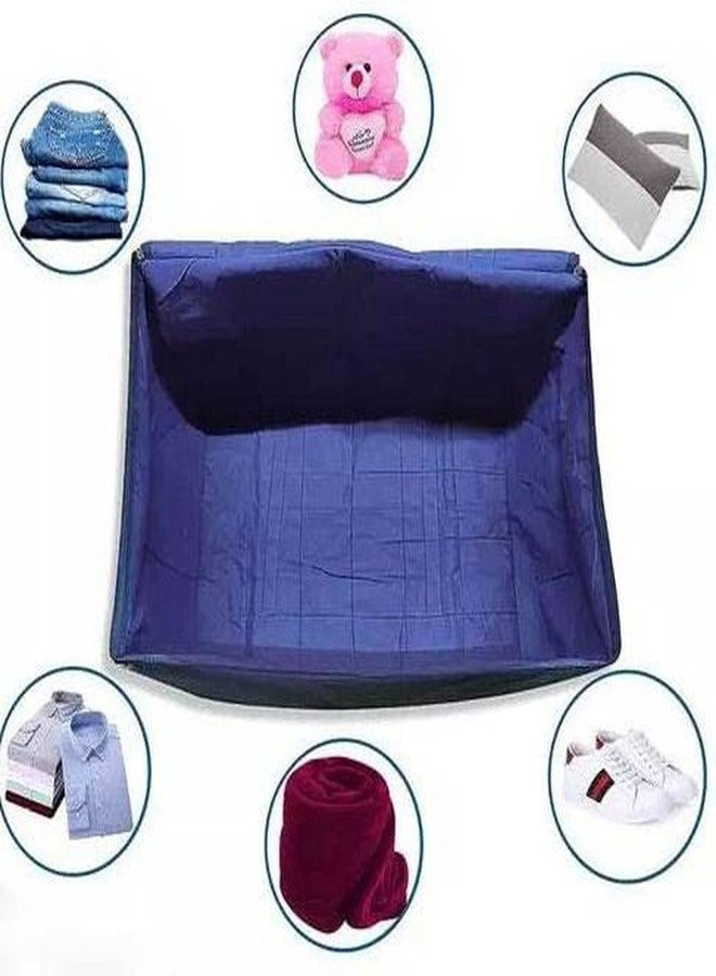 Blenzza Deco™ Heavy Soft Parachute Attachi Storage Bag with Zipper Handle (Blue) - Image 4