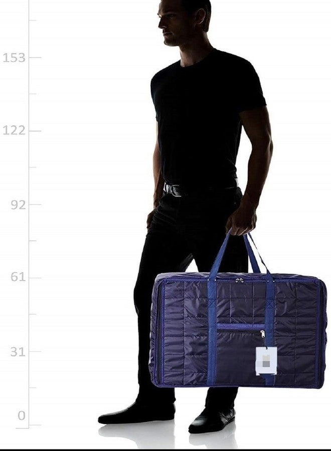 Blenzza Deco™ Heavy Soft Parachute Attachi Storage Bag with Zipper Handle (Blue) - Image 5