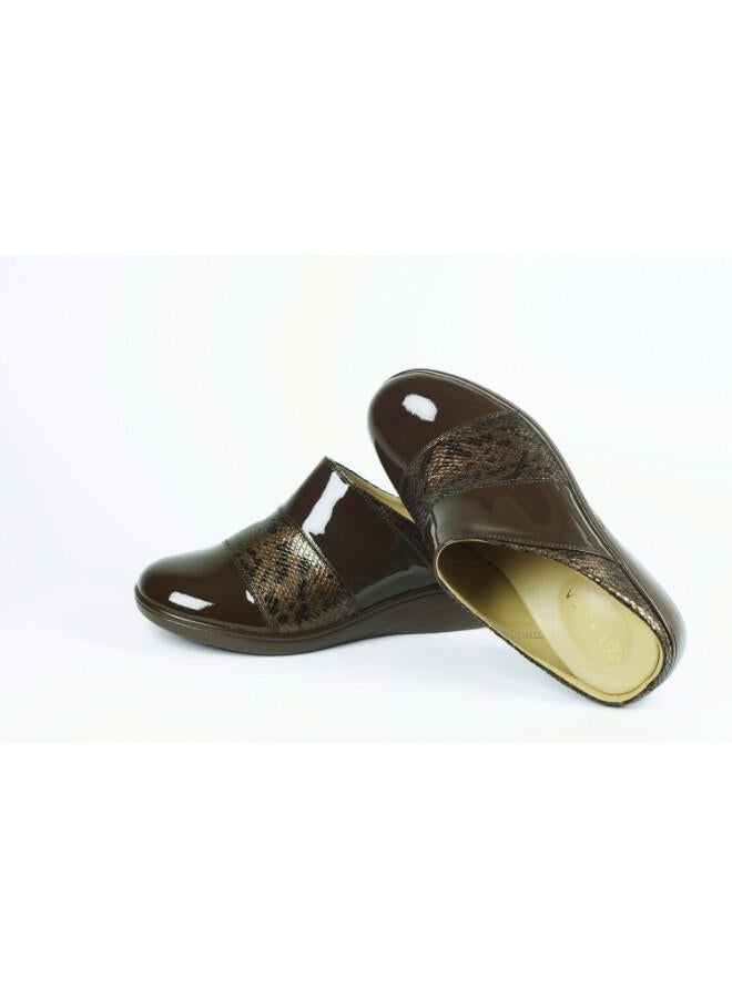ZAYNA 092-3178 Zayna Ladies Casual Slides 2418-251 Coffee - Image 4