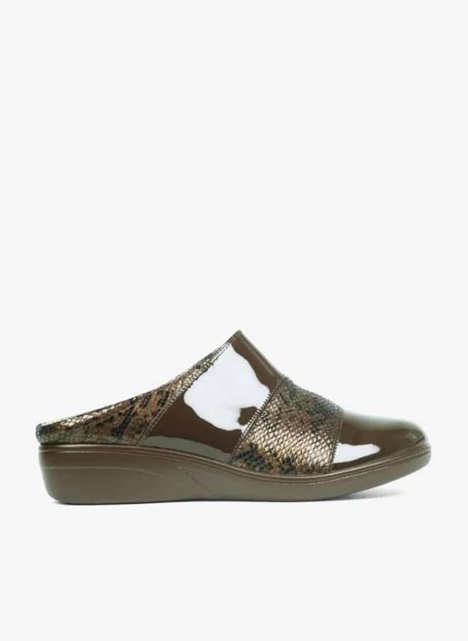 092-3178 Zayna Ladies Casual Slides 2418-251 Coffee