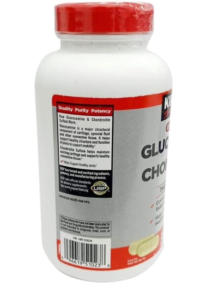 Kirkland Signature - Extra Strength Glucosamine 1500Mg/Chondroitin 1200Mg Sulfate 220 Tablets - Image 1