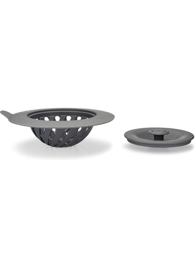 Full Circle Full Circle Sinksational Sink Strainer W Stopper, Gray, 1 Ea  - Image 2