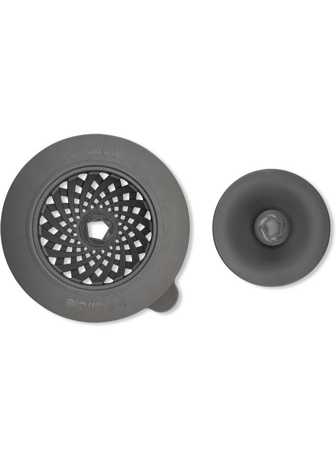 Full Circle Full Circle Sinksational Sink Strainer W Stopper, Gray, 1 Ea  - Image 4