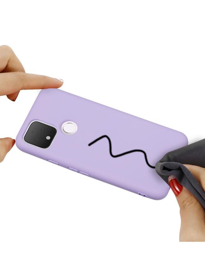 S-TOP Case For Google Pixel 4a 5G Pure Color Liquid Silicone Shockproof Full Coverage Case - Image 5