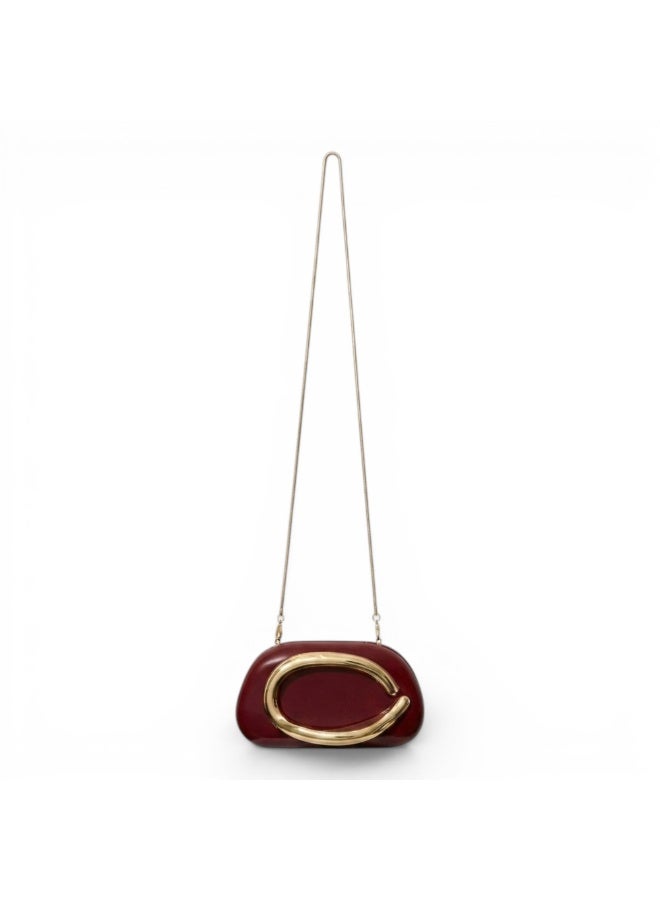 LIFESTYLISH Crossbody evening bag Uniquely designed ZS-1 - Burgundy - Image 3