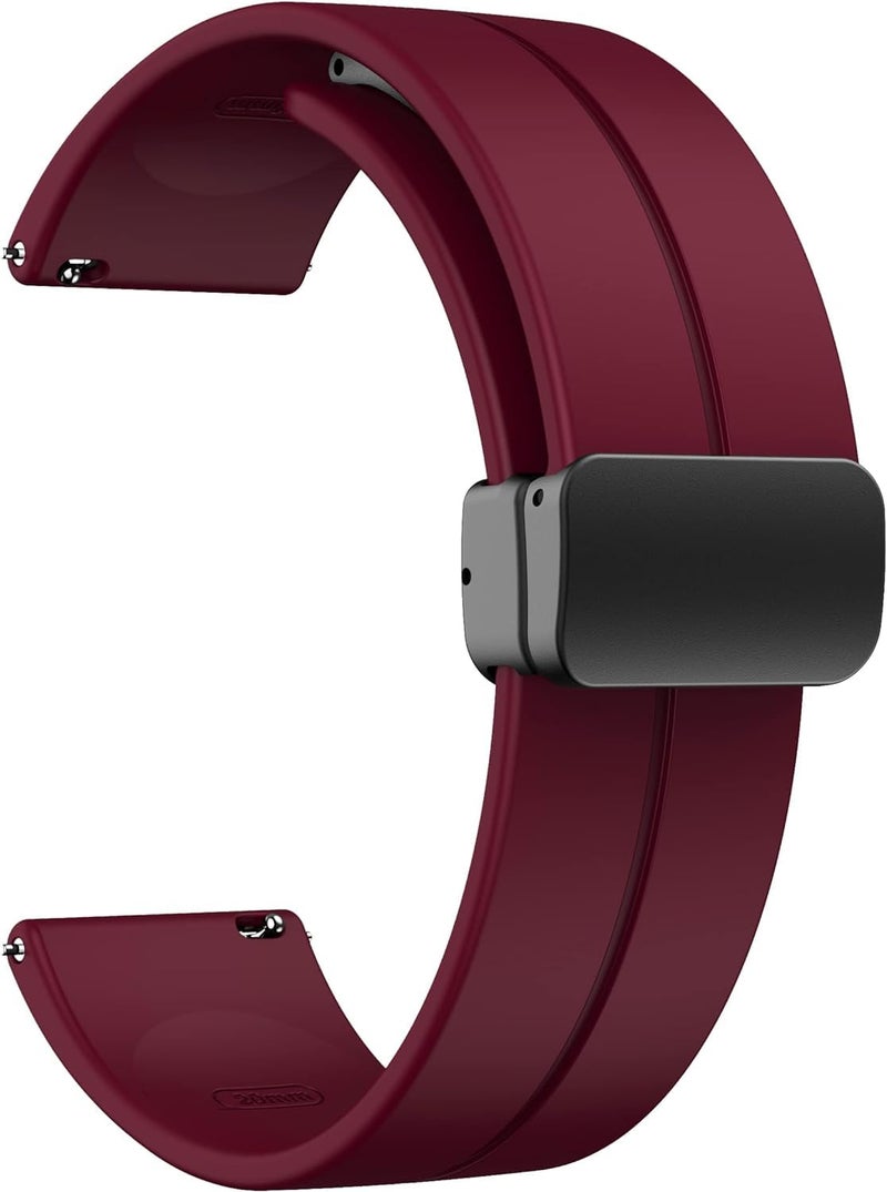 IIK COLLECTION 22mm Silicone Strap for Smart Watches | Combo Pack Compatible With Noise, Fireboltt, Boat Xtend, Pebble, Boat Flash, Noise Color Fit, Ultra Smart Watch & All Watches - Image 1