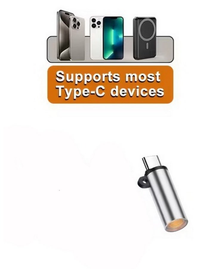 Portable Type-C, Cell Phone Port Electric Lighter, USB-C Portable Pocket Outdoor Emergency Flameless Flameless - Image 1