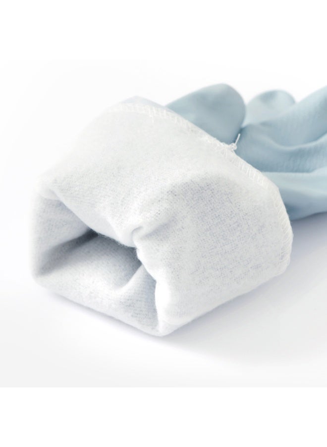 Housework Gloves for Washing Dishes and Vegetables, Household Cleaning, Laundry, Kitchen Elastic Band Mouth Rubber Latex Gloves, 2 Pairs - Image 5