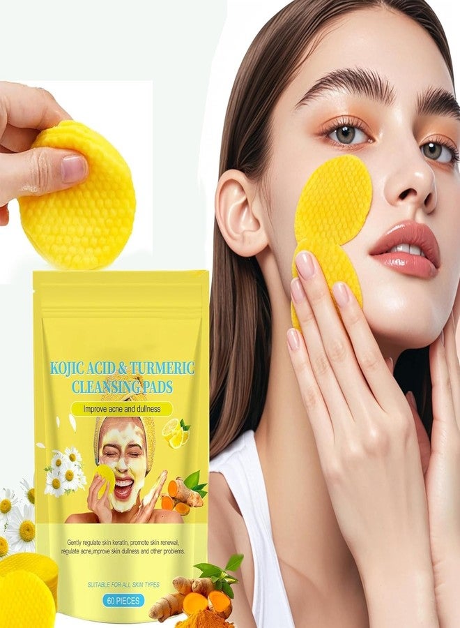 VPGS فوط VPGS بالكركم وحمض الكوجيك، فوط تنظيف بالكركم وحمض الكوجيك، فوط تنظيف بحمض الكوجيك والكركم تساعد على موازنة إفراز الزيوت والماء في البشرة - Image 1