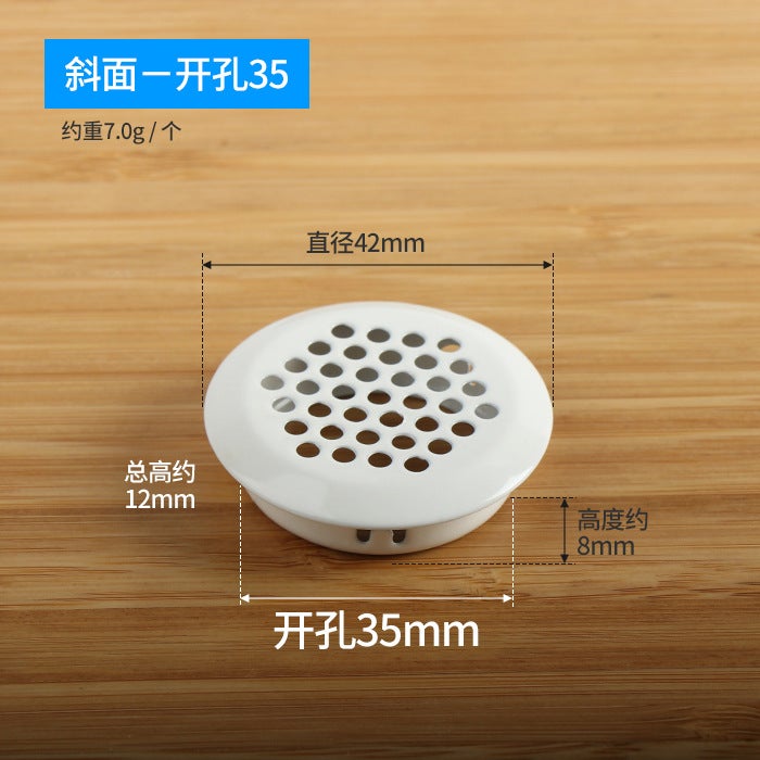 Stainless Steel Ventilation Holes For Cabinets, Cooling And Ventilation Mesh For Furniture Decoration, Shoe Cabinet And Wardrobe Ventilation Covers - Image 1