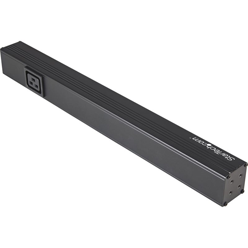StarTech.com 10 Outlet Rack Mount Power Strip 125V/16 Amp - 1U Horizontal 19" Rackmount PDU - NEMA 5-20P Input - 10x NEMA 5-15/20R Outlets - Rack Mount PDU - UL Listed - 8ft Power Cord (RKPW101920) - Image 3