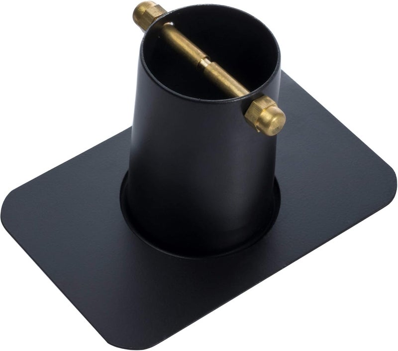 Monarch Rain Chains 20042 Aluminum Black Powder Coated Gutter Adapter Rain Chain Installation - Image 2