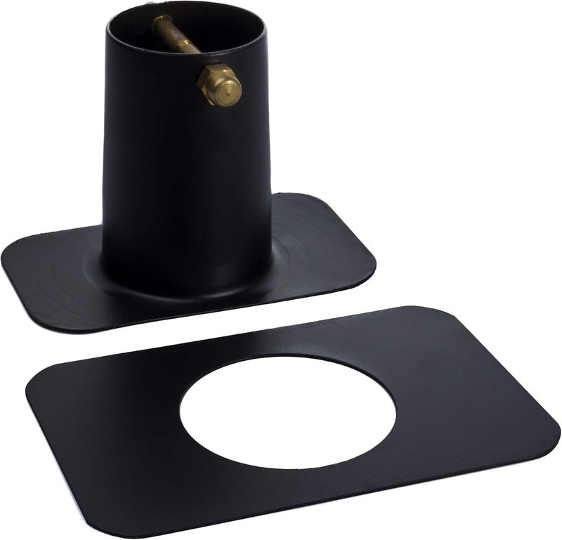 Monarch Rain Chains 20042 Aluminum Black Powder Coated Gutter Adapter Rain Chain Installation - Image 3