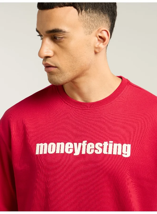 بيونغ Black Emotionally Unavailable Oversized T-Shirt