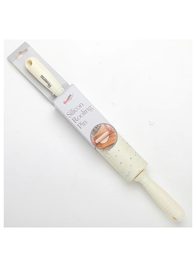 Home Pro Silicone Rolling Pin Beige ‎25 x 45 x 4 cm - Image 1