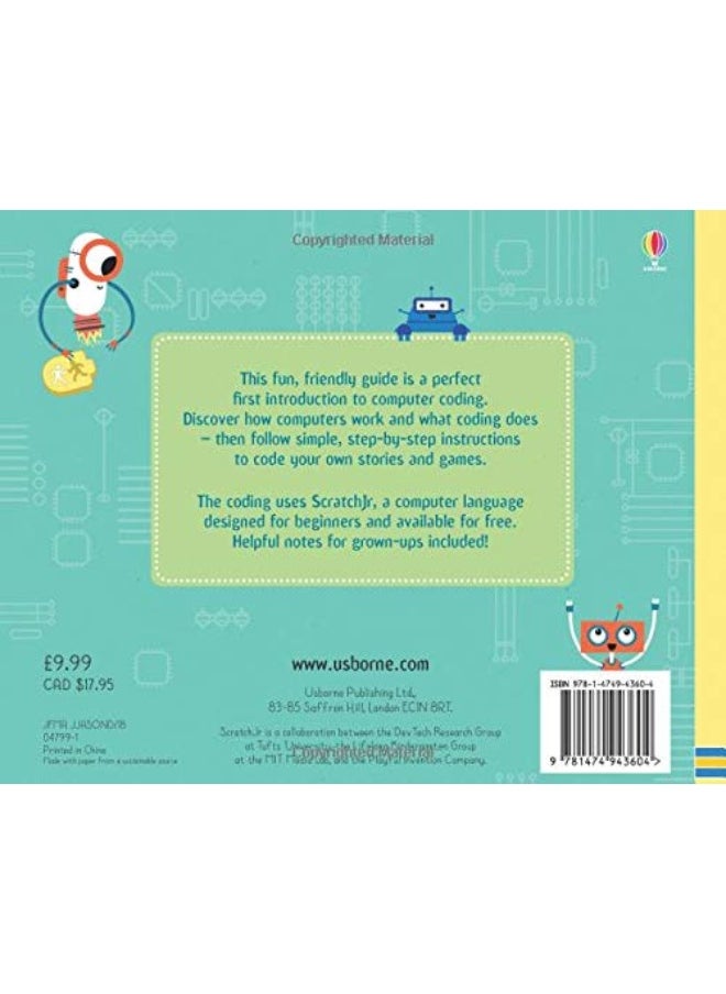 null - Usborne Publishing Ltd My First Computer Coding Book Using ScratchJr - Image 1
