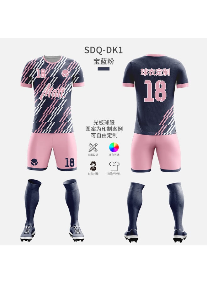 Football Training Jersey Custom Sports Suit for Men, Youth, and Kids