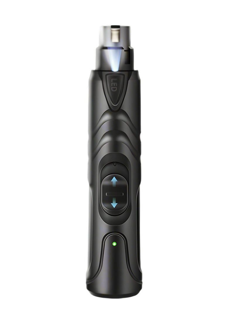 Generic Electric Pet Nail Grinder for Cats & Dogs – Quiet 2-Speed Pet Nail Clipper with Safety LED Light & USB Rechargeable  - Image 1