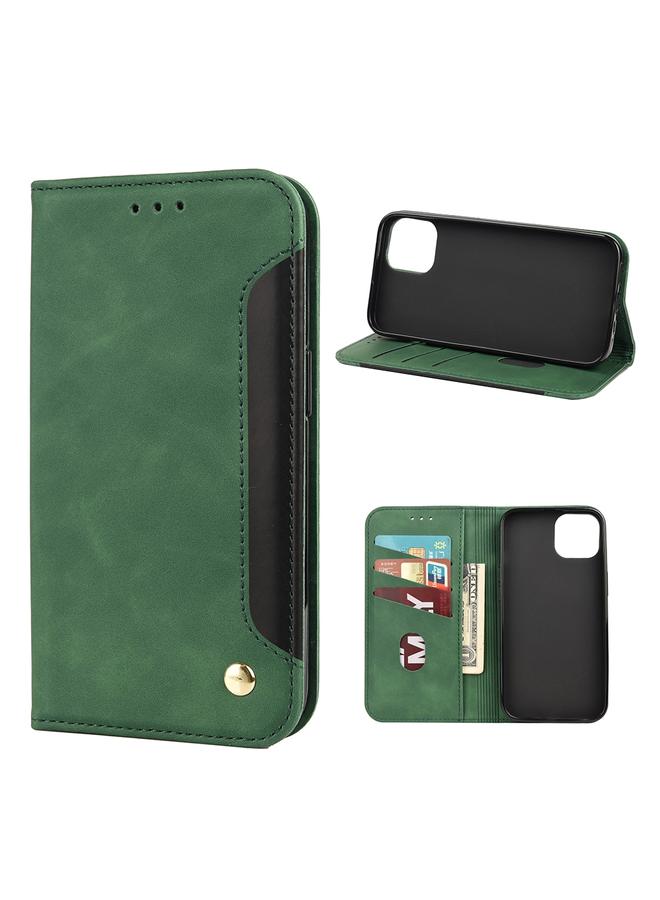 Zaboon Case For iPhone 12 Pro Skin Feel Splicing Leather Phone Case - Image 1