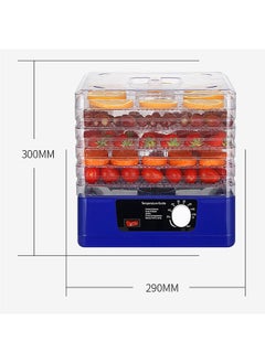 5 Trays Food Dehydrator Automatic Power Off Food Dehydrator Adjustable Intelligent Food Dehydrator for Jerky Meat Herbs Fruit Dryer Machine with Digital Timer and Temperature Control